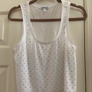 5 FOR $25 EXPRESS jewel studded crop top